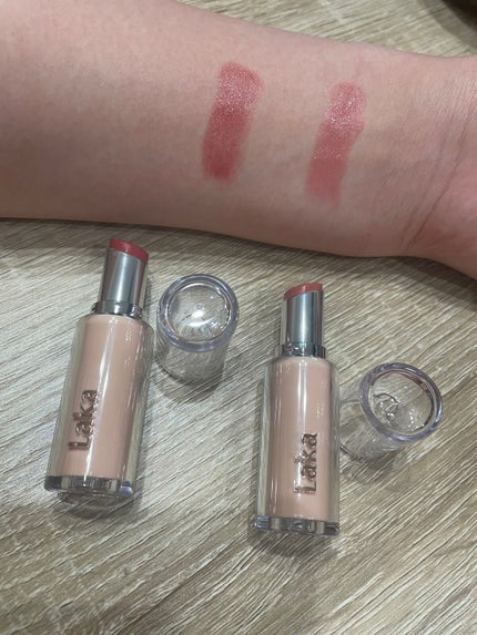 ボンディンググロウリップスティック/Laka/口紅を使ったクチコミ(3枚目)