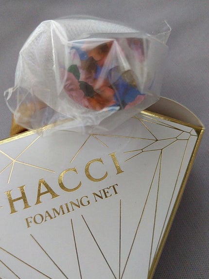 HACCI キャンディーカラーリング泡立てネット/HACCI/その他スキンケアグッズを使ったクチコミ(4枚目)