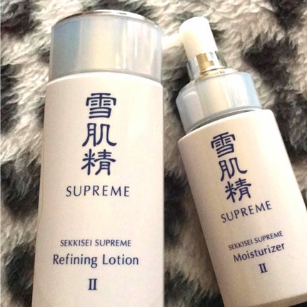 雪肌精シュープレム 乳液 IIのクチコミ「愛用して5本目!!
肌の色がかなり白くなりました。
日サロに週3ぐらい通っていてシミも気になっ.....」(1枚目)