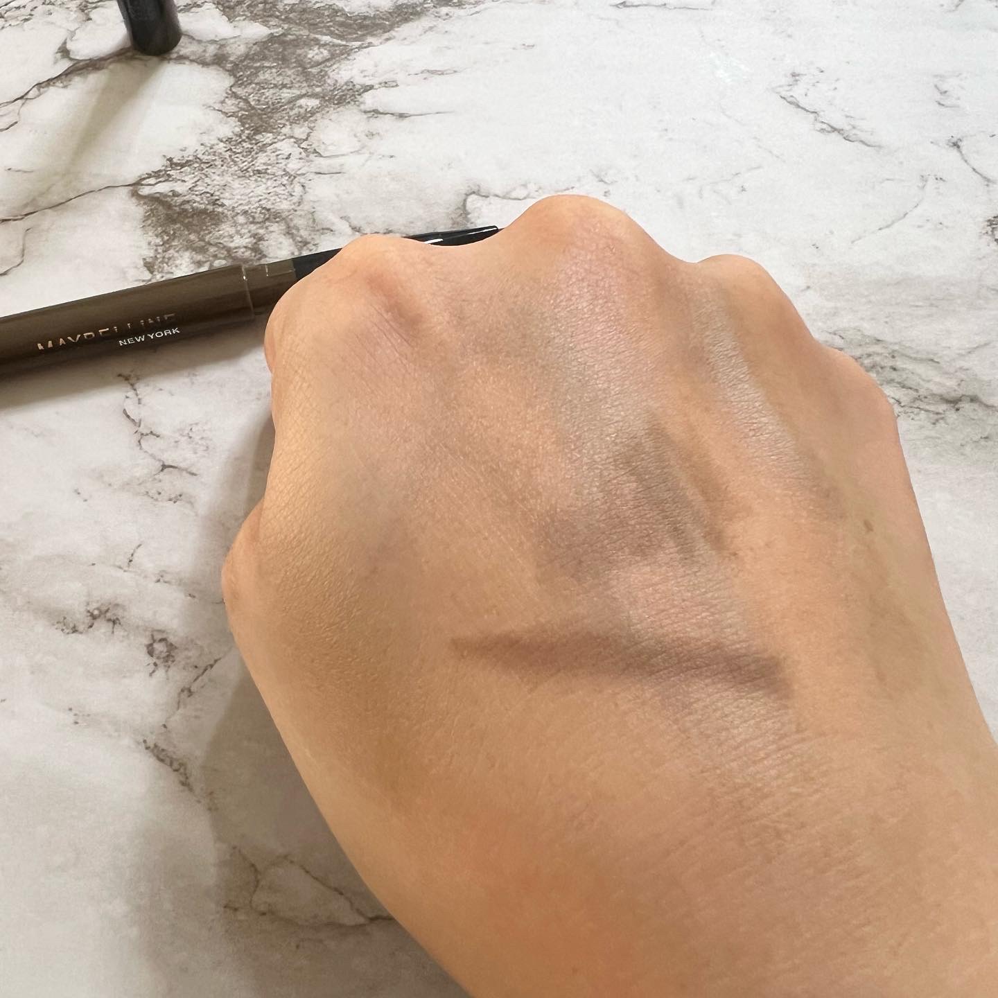 ファッションブロウ パウダーインペンシル N BR-2 自然な茶色/MAYBELLINE NEW YORK/アイブロウペンシルを使ったクチコミ（3枚目）