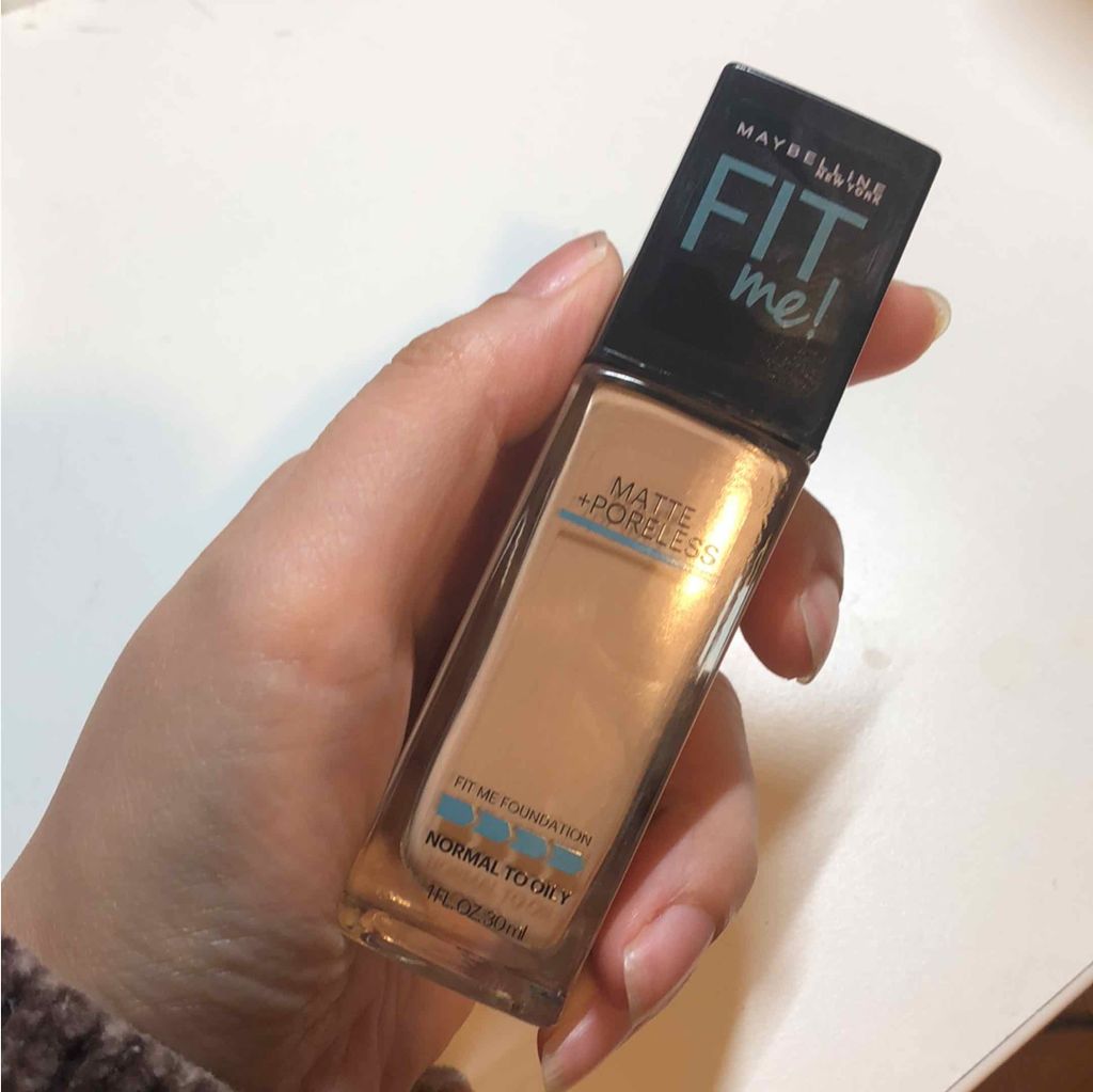 フィットミーリキッドファンデーション/MAYBELLINE NEW YORK/リキッドファンデーションを使ったクチコミ（1枚目）