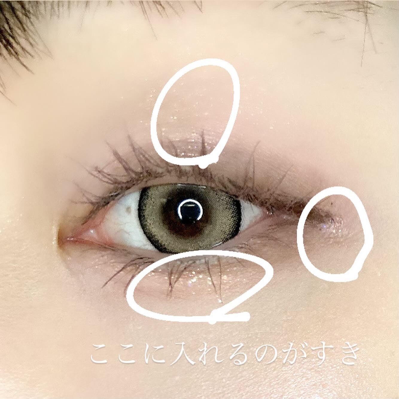 グリッターアイシャドウ/Dear.A/グリッターを使ったクチコミ(5枚目)