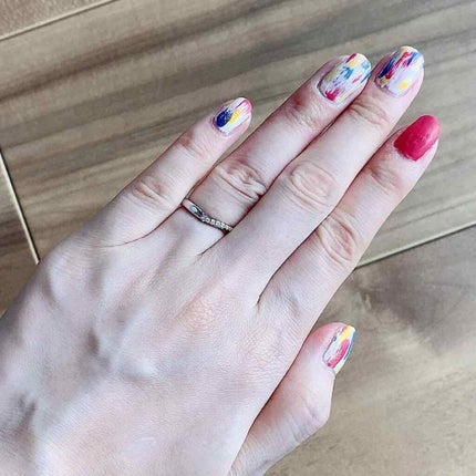 AT トップ&ベースコート/Art Collection/ネイルトップコートを使ったクチコミ(4枚目)