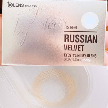 OLENS RUSSIAN (ロシアン）のクチコミ「＼#カラコンレポ／﻿﻿﻿﻿
【 POPLENS ロシアン ベルベットブラウン】﻿﻿﻿﻿
﻿﻿﻿.....」（2枚目）