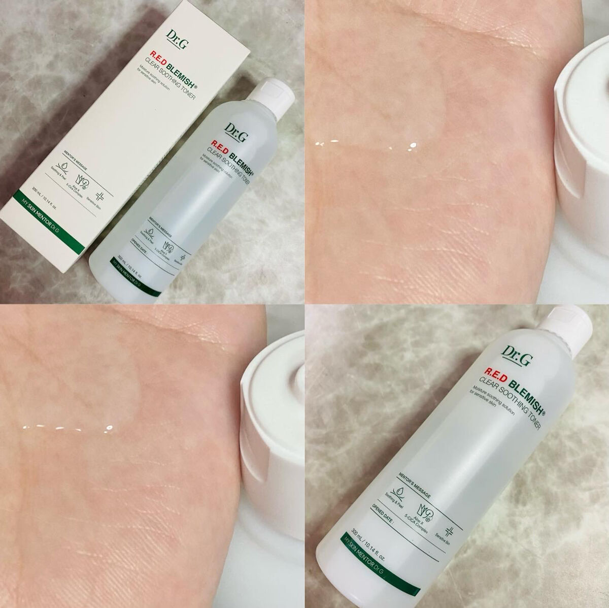 レッドブレミッシュ クリアスージングトナー/Dr.G/化粧水を使ったクチコミ（1枚目）