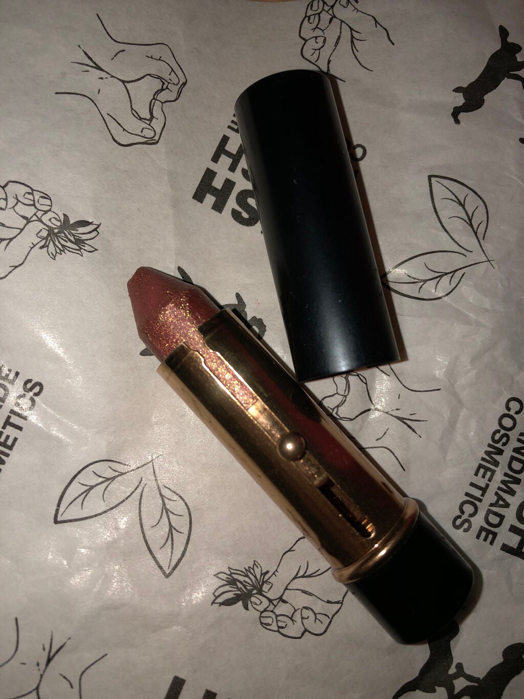 ヴィーガンリップスティック/ラッシュ/口紅を使ったクチコミ(1枚目)