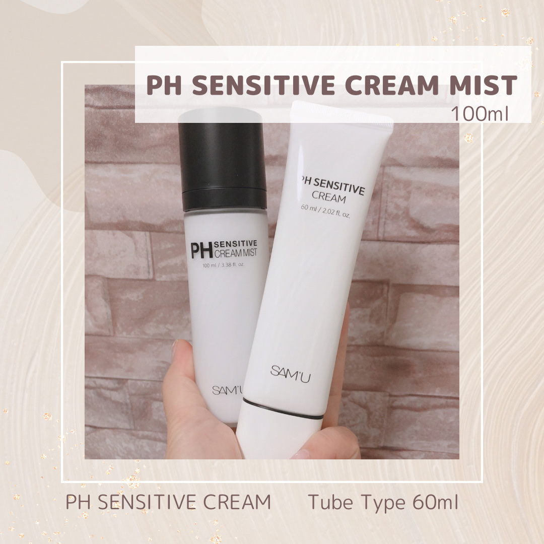 🌸SAM'U PHセンシティブクリームミスト

保湿成分のヒアルロン酸とセラミド入りの
ミストが吹きかけた瞬間から、お肌に優しく

ふんわり♡いい香りに包まれて
心地が良くお肌を整えてくれる感じでした💓

霧状のミストも優しくて

メイ