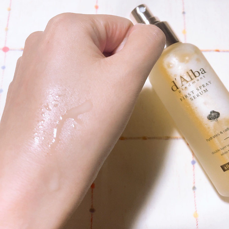 ダルバ ホワイトトリュフファーストスプレーセラム/ダルバ/ミスト状化粧水を使ったクチコミ（2枚目）