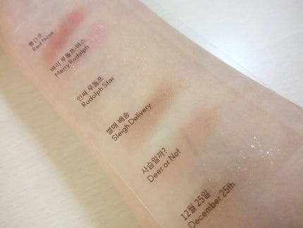 ルドルフ プレイカラー アイシャドウミニ トナカイ/ETUDE/アイシャドウパレットを使ったクチコミ(3枚目)