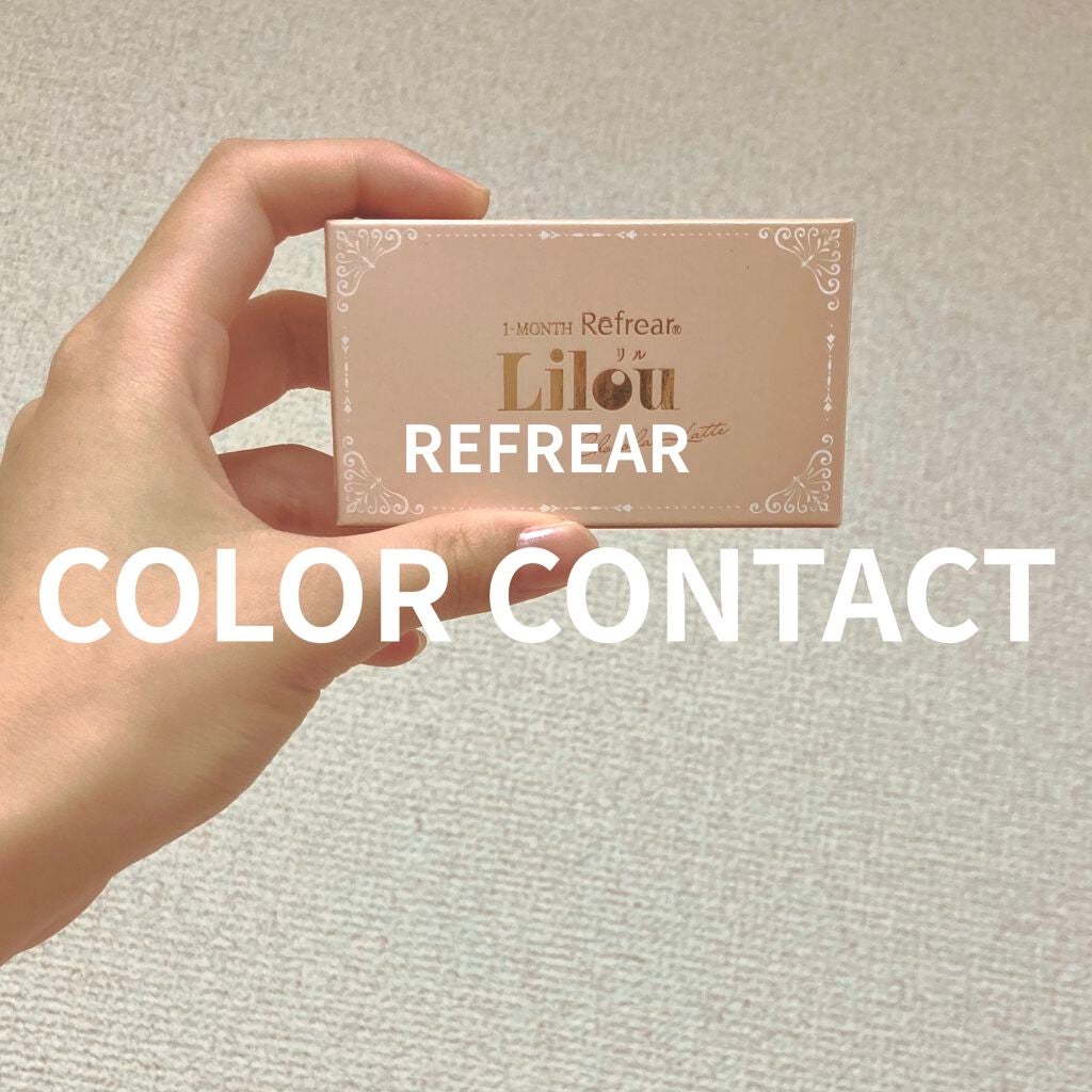 ワンマンス リフレア リル/Refrear/カラーコンタクトレンズを使ったクチコミ(1枚目)
