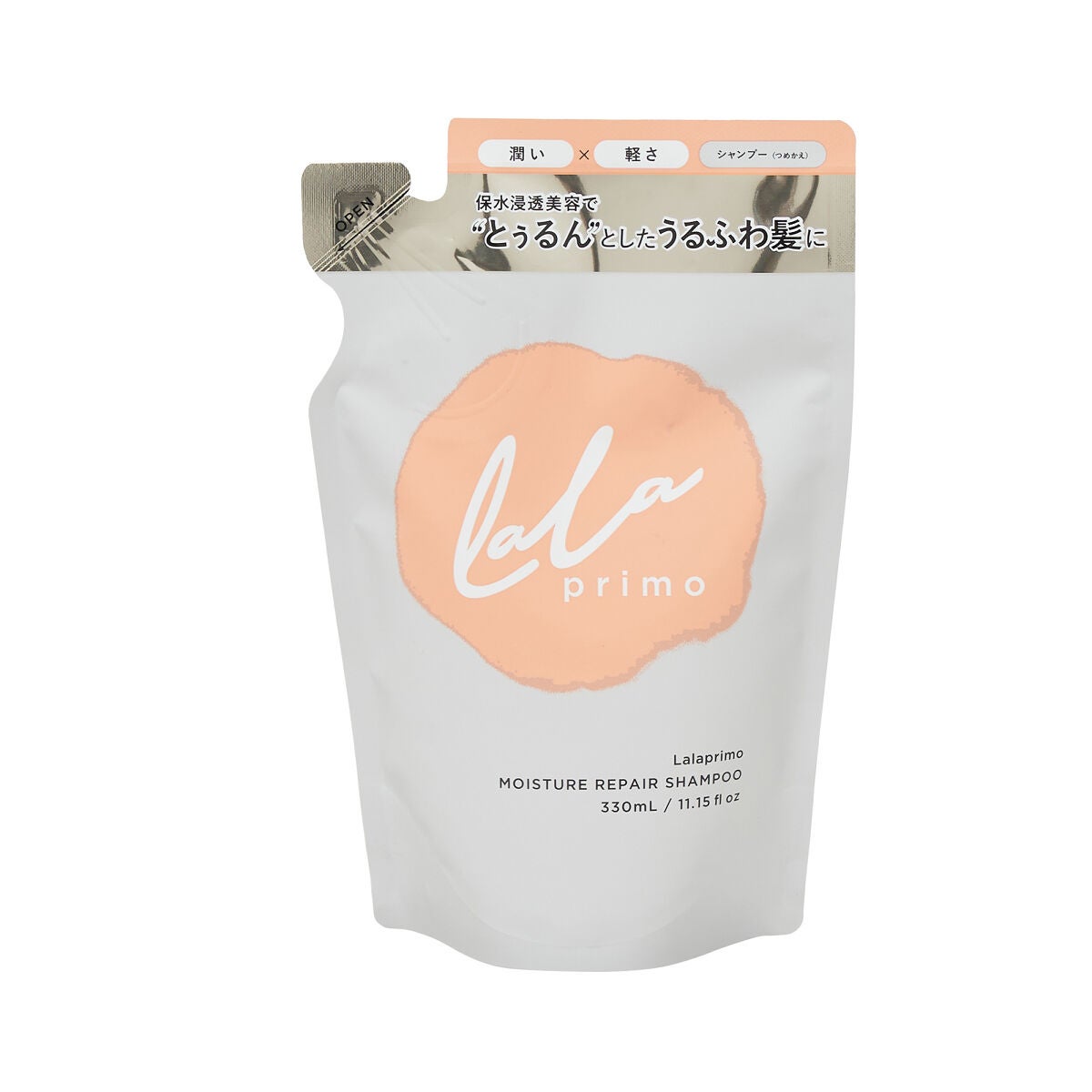 ララプリモ モイスチャーリペア シャンプー/トリートメント シャンプー詰替え用 330ml