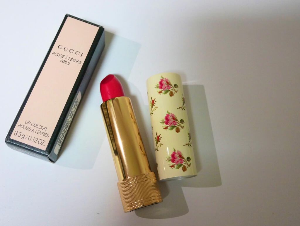 グッチ ルージュ ア レーヴル ヴォワル/GUCCI beauty/口紅を使ったクチコミ（2枚目）