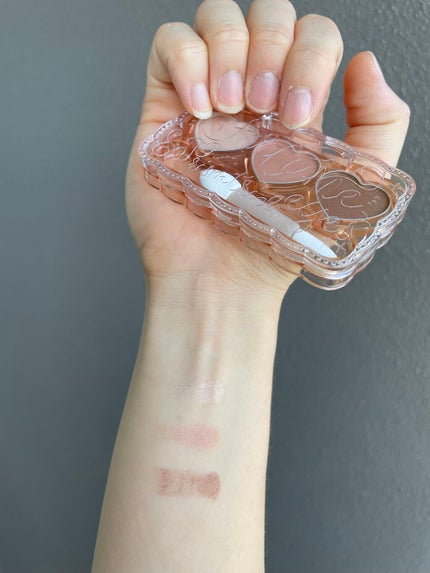 ドーリーフィール アイカラー/フォーチュン/アイシャドウパレットを使ったクチコミ(4枚目)