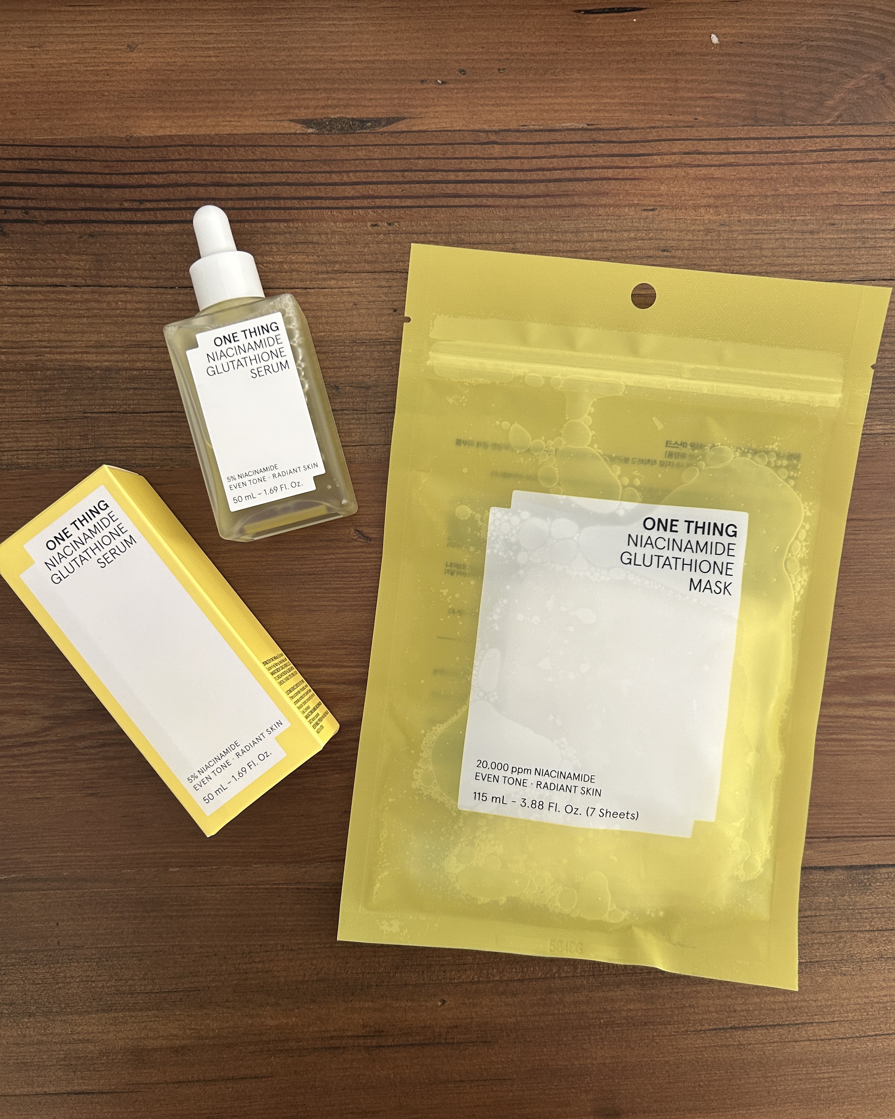 ナイアシンアミドグルタチオンセラム/ONE THING/美容液を使ったクチコミ（1枚目）