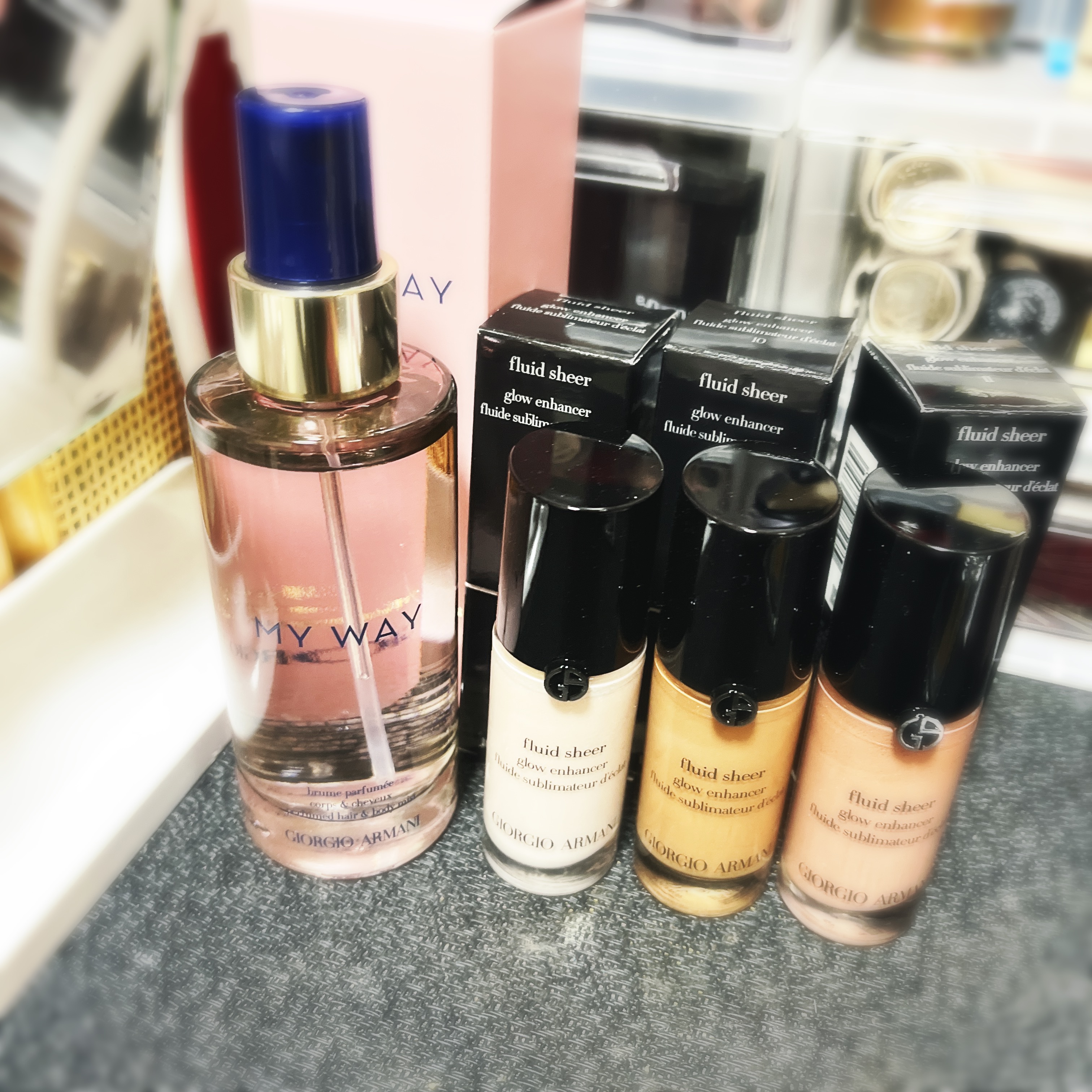 フルイド シアー #7 ピンクパール/ジョルジオ アルマーニ ビューティ/リキッドファンデーションを使ったクチコミ（1枚目）