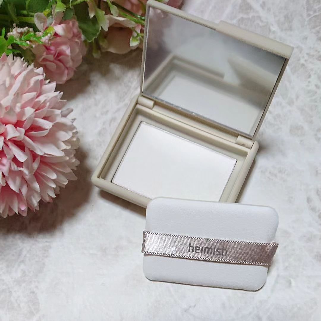 モリンガセラミドセッティングパウダーパクト/heimish/プレストパウダーを使ったクチコミ（3枚目）