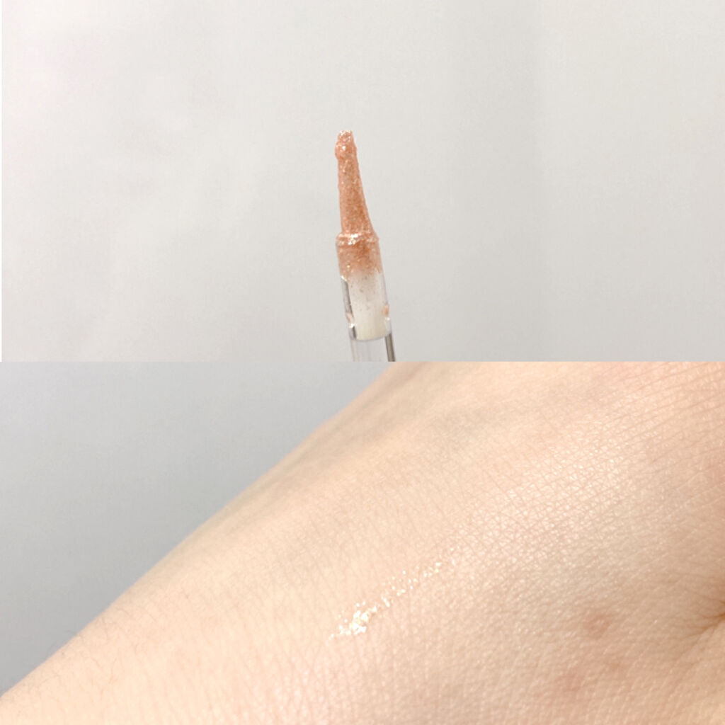 スピングリッターリキッドアイグロー/AMIOK/グリッターを使ったクチコミ（3枚目）