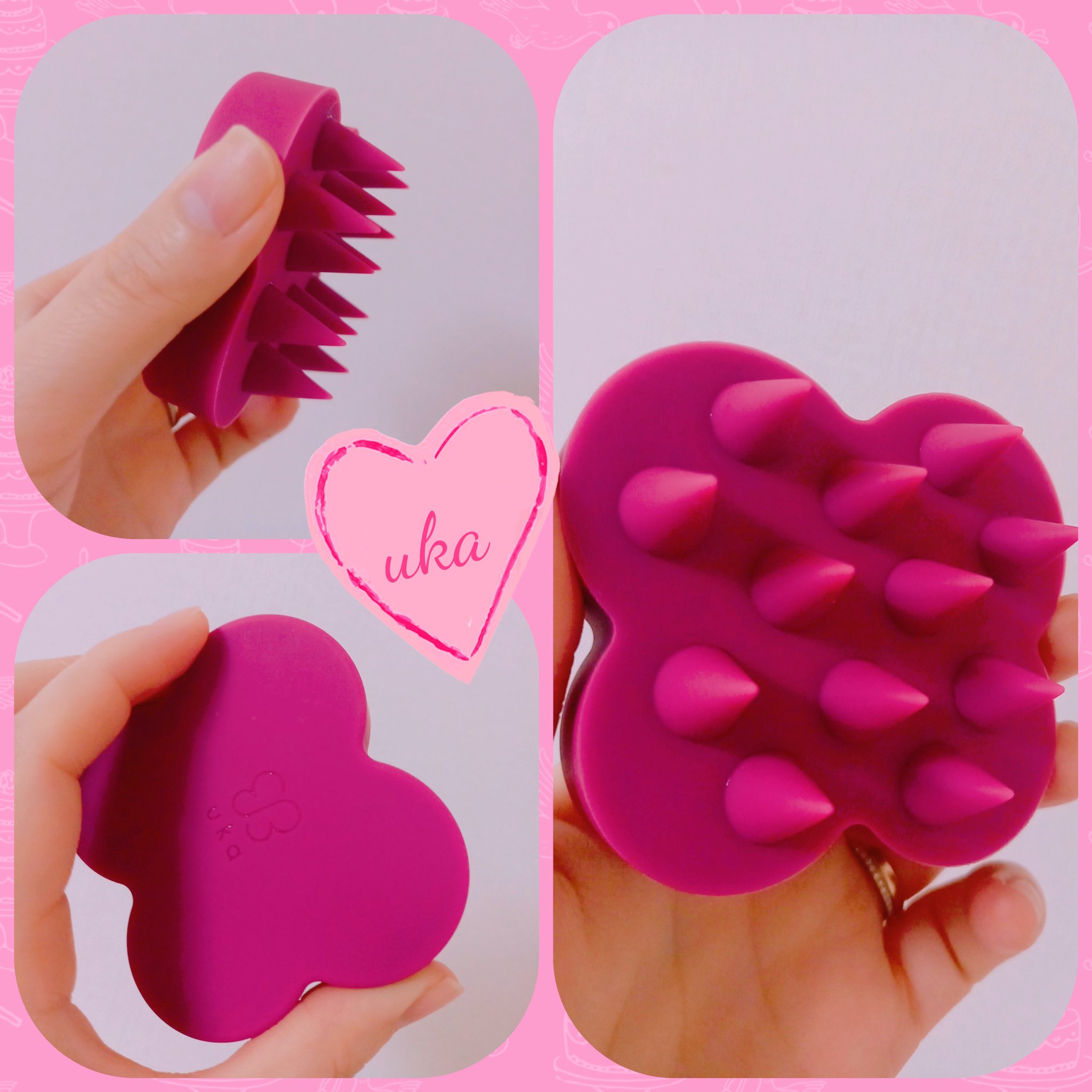 uka scalp brush kenzan/uka/スカルプブラシを使ったクチコミ（1枚目）