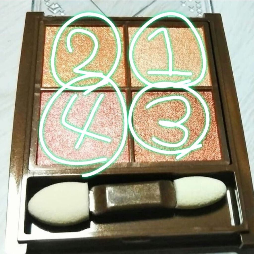 ニュアンスオンアイシャドウ/CEZANNE/アイシャドウパレットを使ったクチコミ(3枚目)