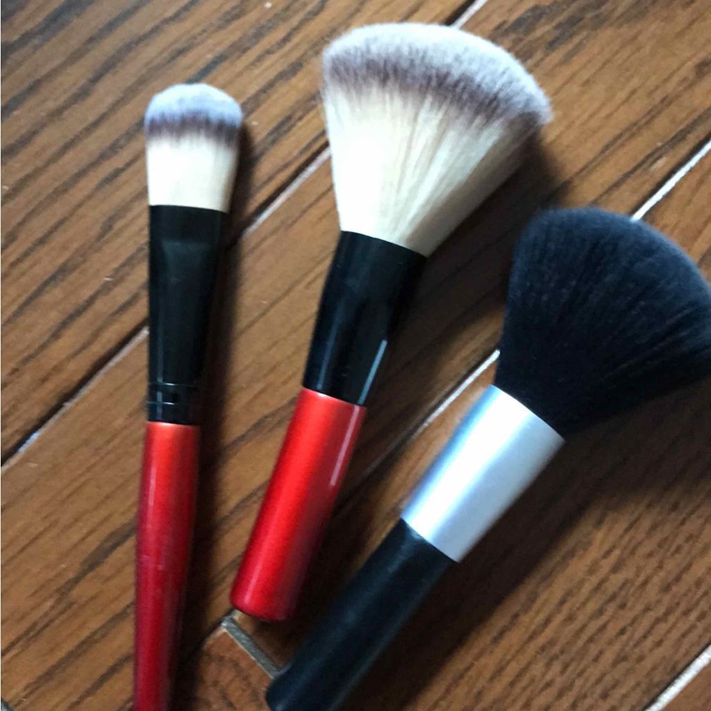 ごくふわっ 春姫 リキッドファンデーションブラシ/DAISO/メイクブラシを使ったクチコミ（1枚目）