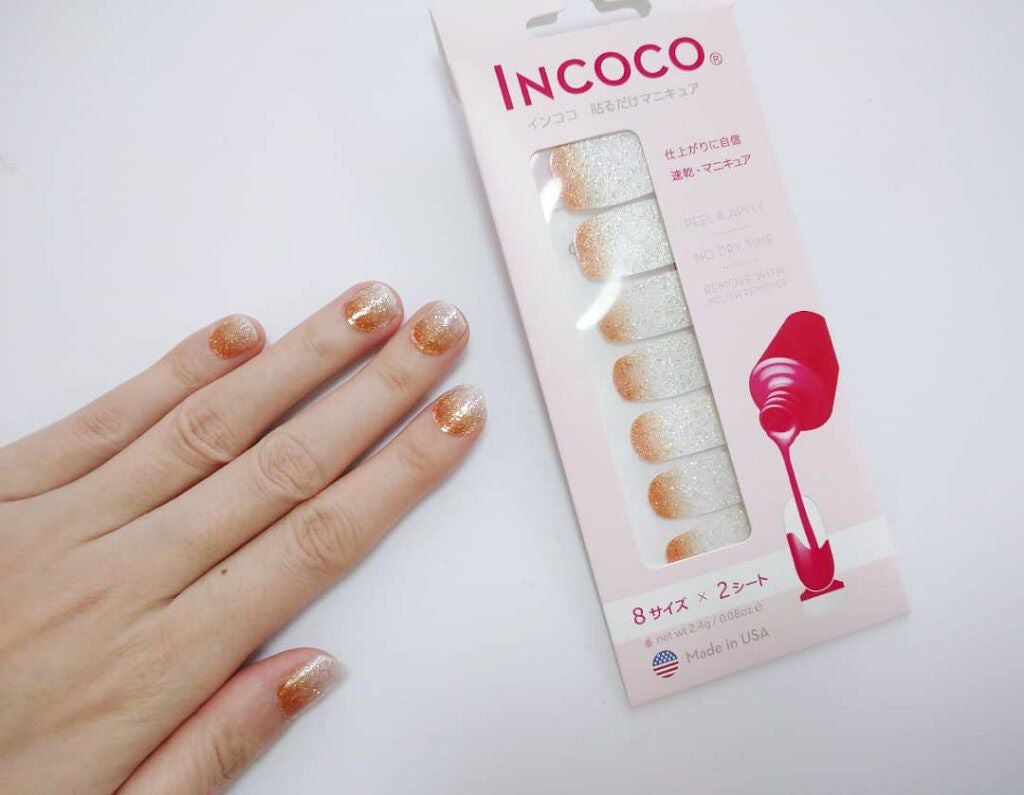 INCOCO インココ マニキュアシート/インココ/ネイルシールを使ったクチコミ(1枚目)