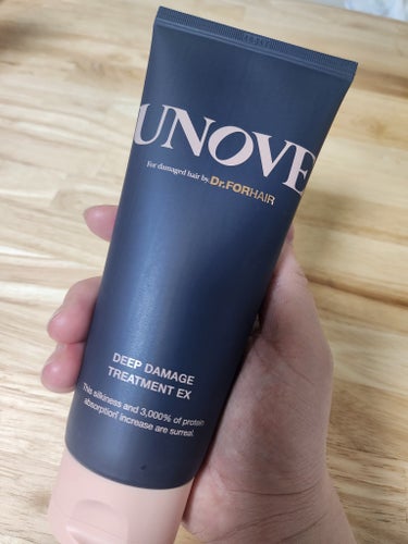 Dr.FORHAIR UNOVEヒーティングガード ノーウォッシュ トリートメントのクチコミ「【使った商品】UNOVEヒーティングガード ノーウォッシュ トリートメント Dr.FORHAI.....」（1枚目）