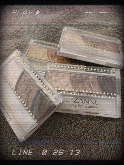 トーンアップアイシャドウ/CEZANNE/アイシャドウパレットを使ったクチコミ(1枚目)