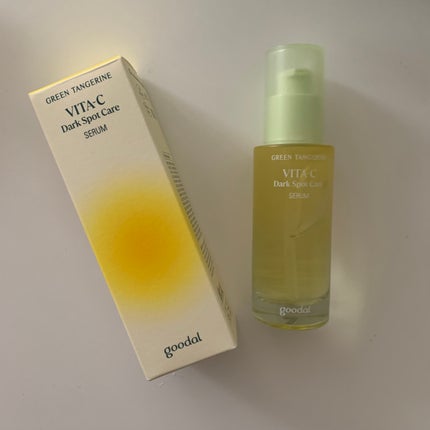グリーンタンジェリン ビタC ダークスポットケアセラム/goodal/美容液を使ったクチコミ(2枚目)