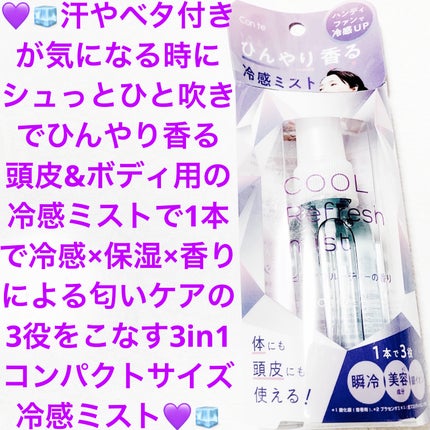 クールリフレッシュミスト/Con te/ミスト状化粧水を使ったクチコミ(1枚目)