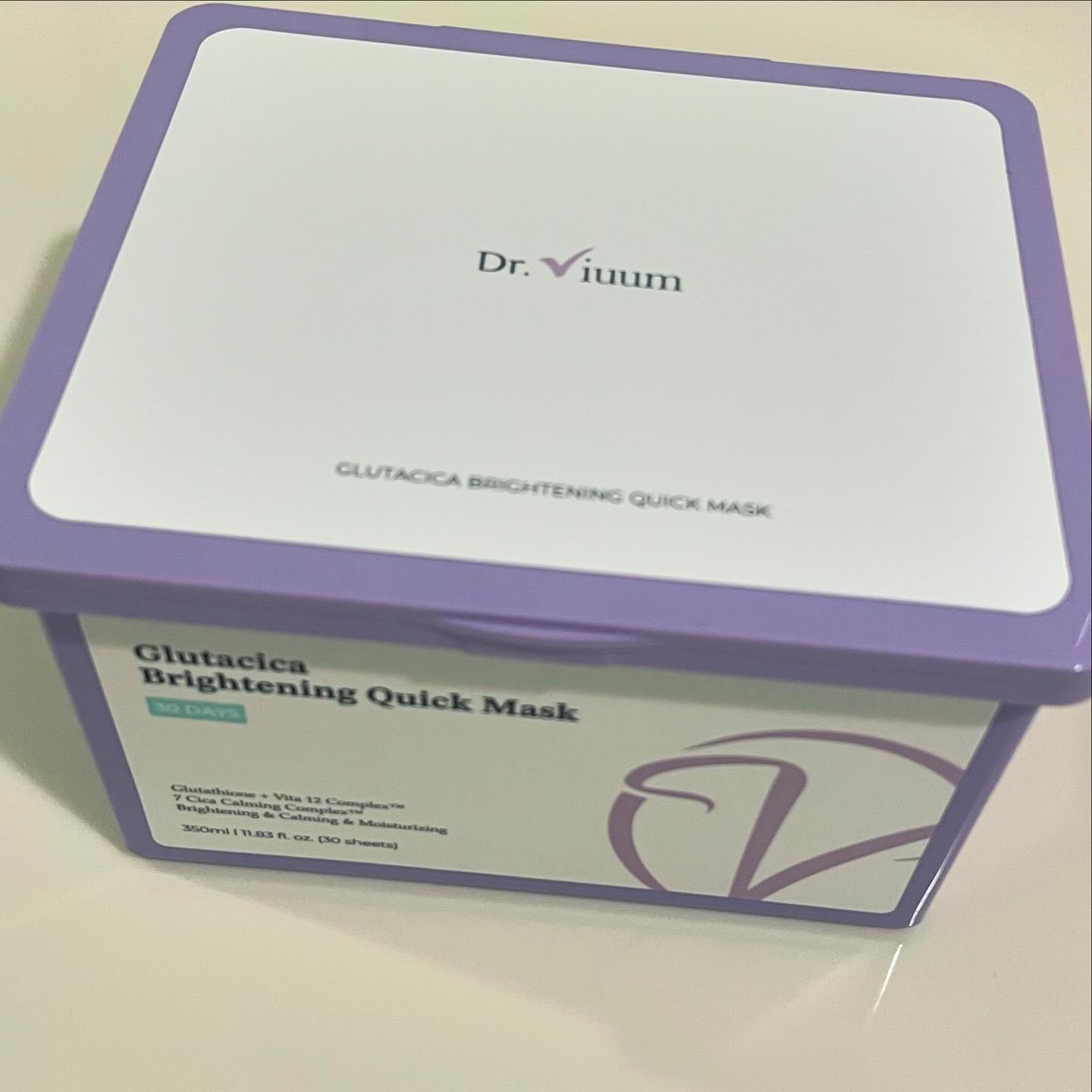 グルタシカ ブライトニングクイックマスク/Dr.Viuum/シートマスク・パックを使ったクチコミ（2枚目）