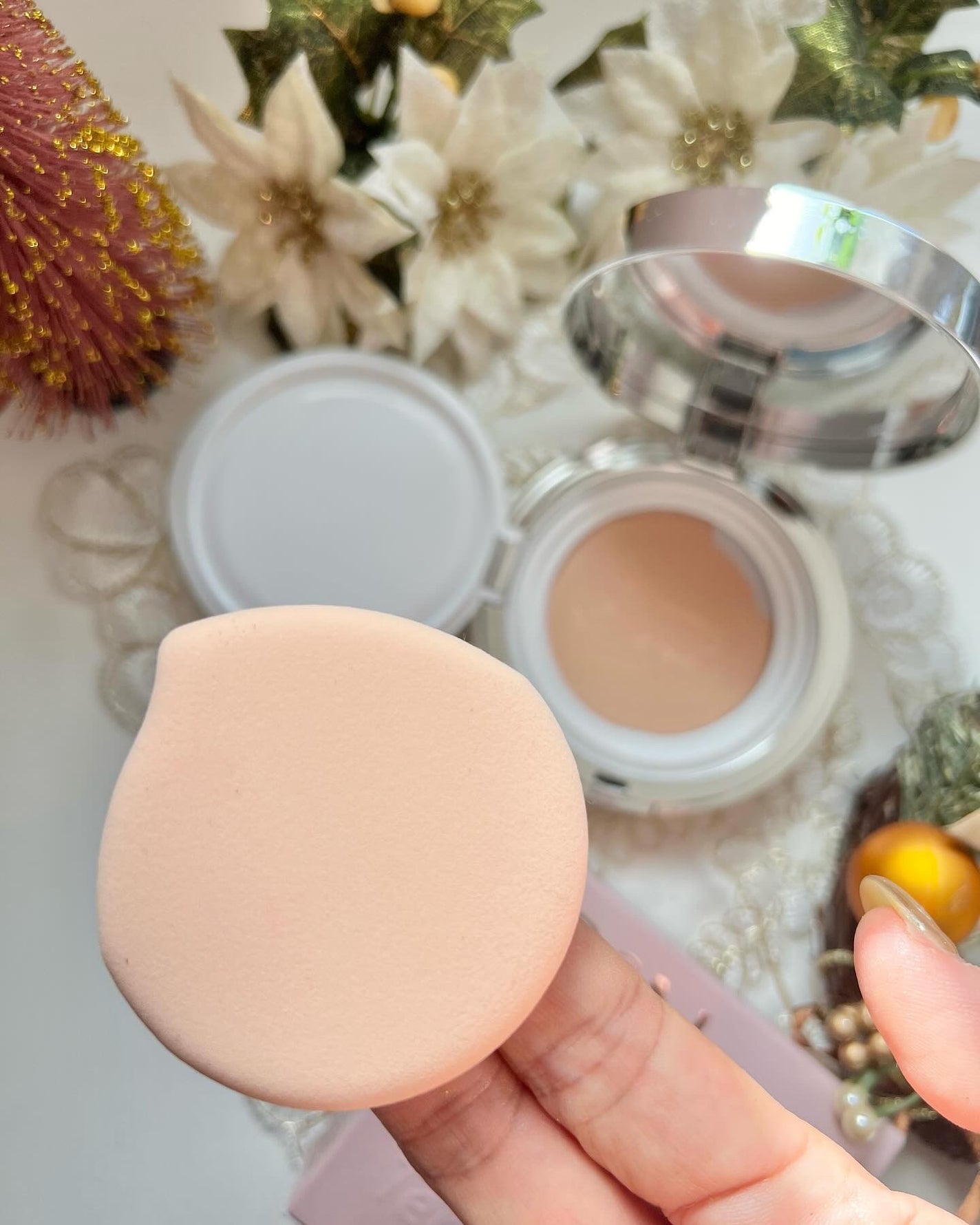 グリーミングテンションパクト/2aN/クリーム・エマルジョンファンデーションを使ったクチコミ(5枚目)