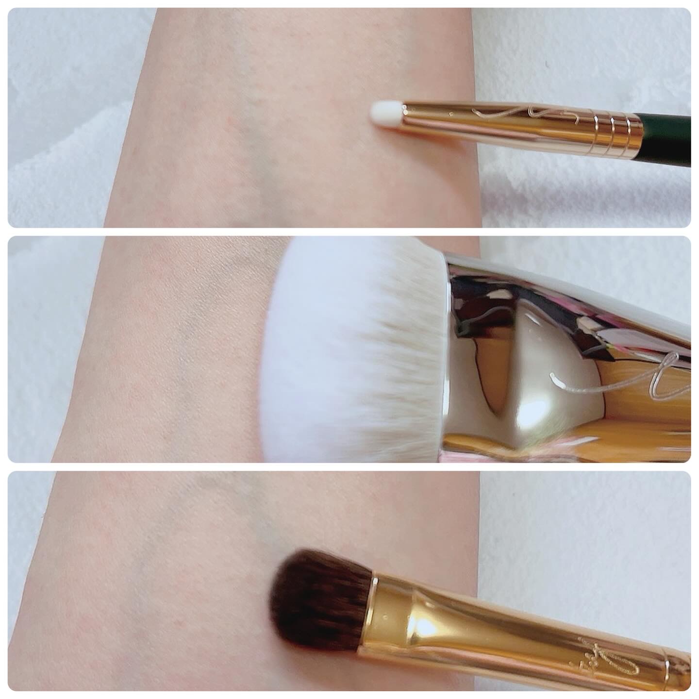 okhee 白玉ファンデーションブラシ/SOOA DOR/メイクブラシを使ったクチコミ（3枚目）