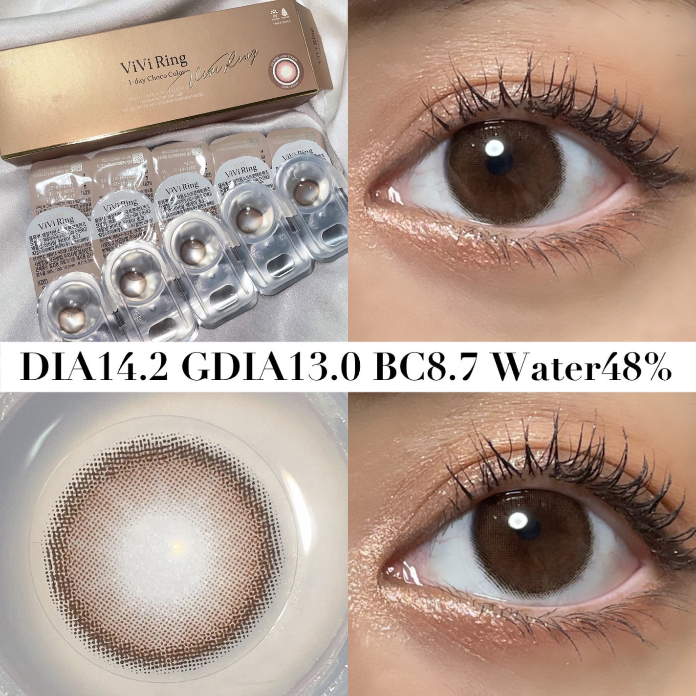 ViVi Ring 1day/OLENS/ワンデー(1DAY)カラコンを使ったクチコミ(3枚目)