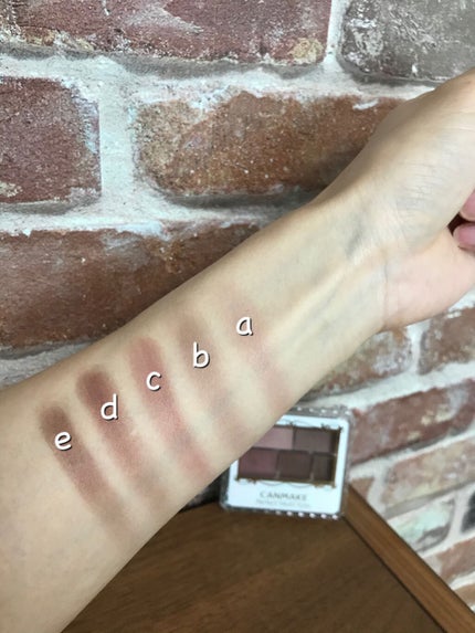 パーフェクトマルチアイズ/キャンメイク/アイシャドウパレットを使ったクチコミ(4枚目)