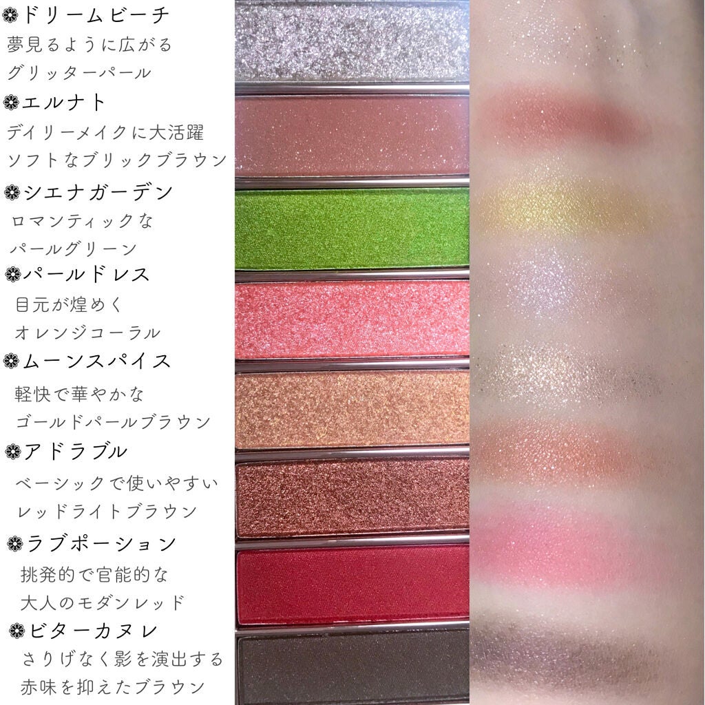 エンチャントアイズパレット/VAVI MELLO/アイシャドウパレットを使ったクチコミ(4枚目)