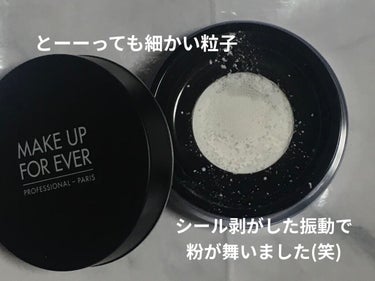 ウルトラHDルースパウダー/MAKE UP FOR EVER/ルースパウダーを使ったクチコミ（2枚目）