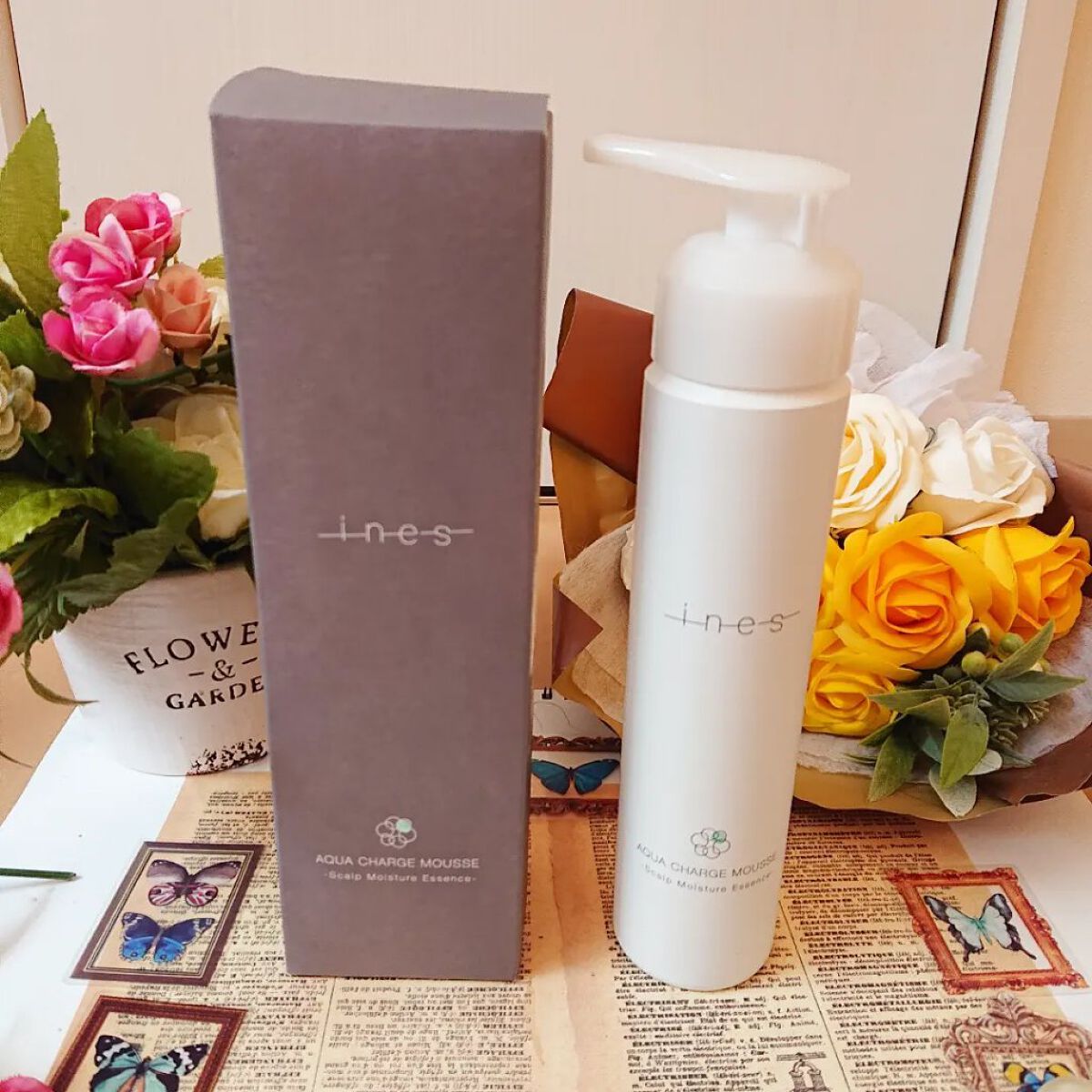 アクア チャージ ムース/ines/頭皮ローションを使ったクチコミ（2枚目）