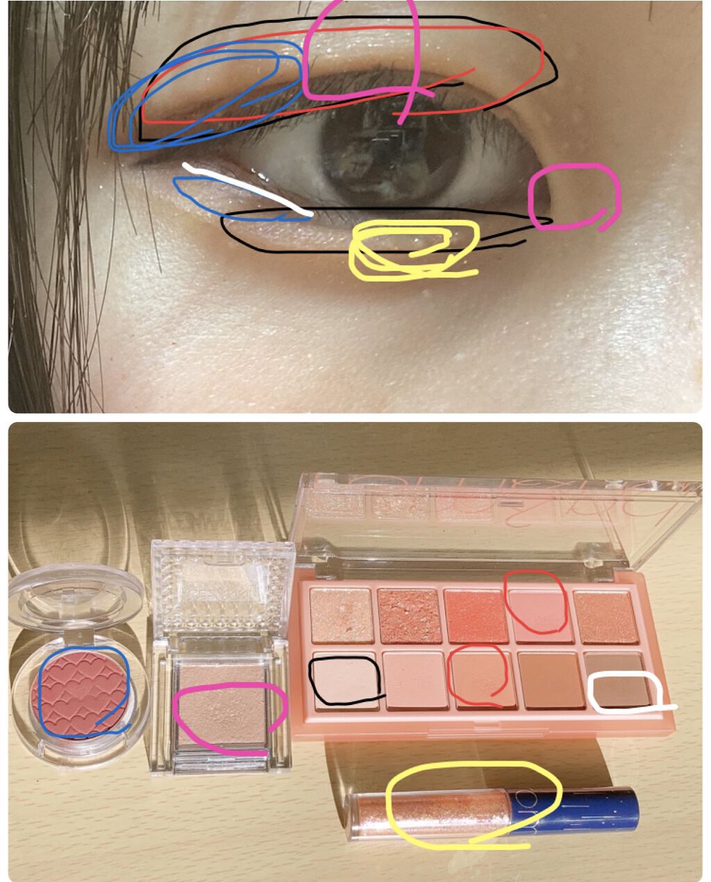 ルックアット マイアイ カフェ/ETUDE/単色アイシャドウを使ったクチコミ（3枚目）