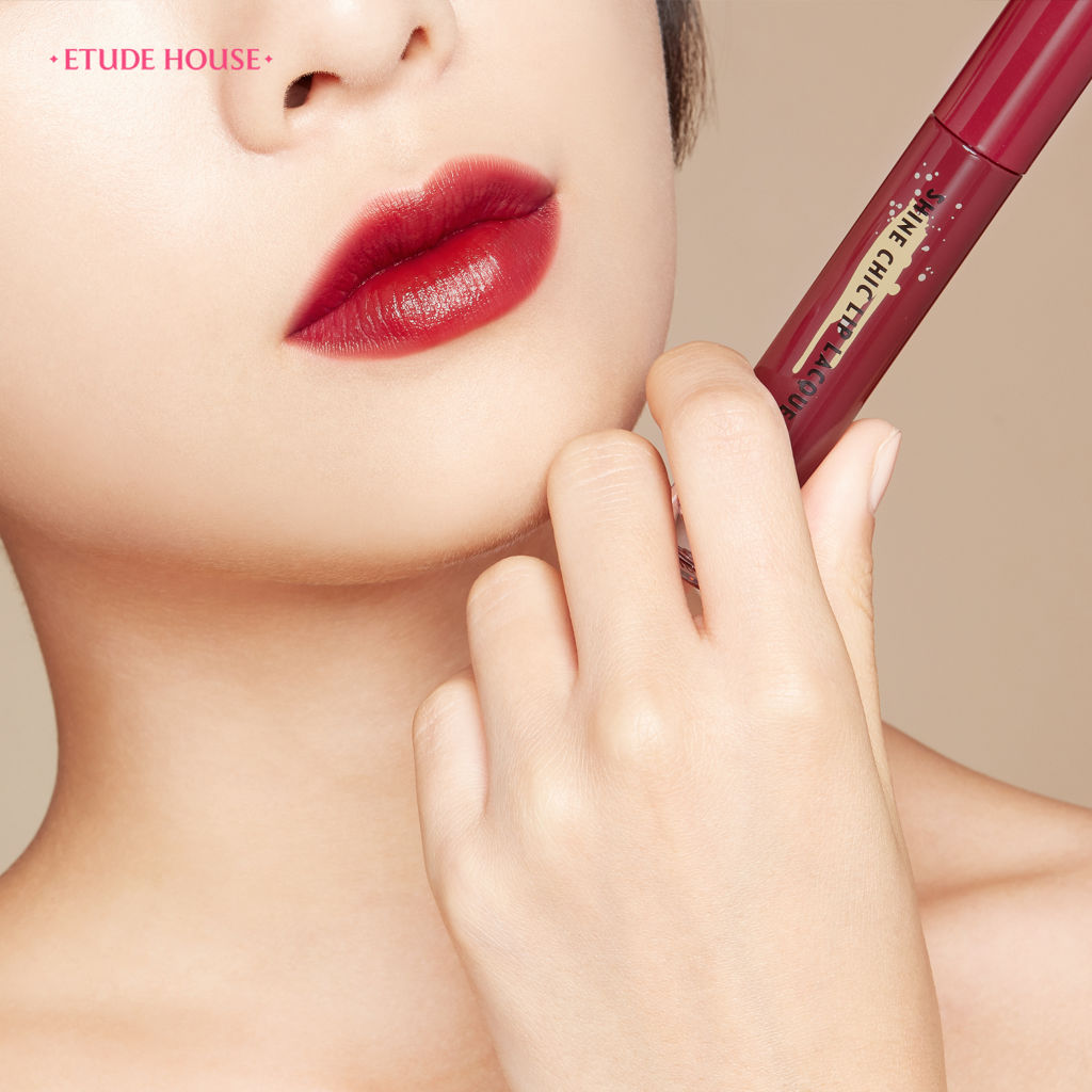シャインシックリップラッカー/ETUDE/リップグロスを使ったクチコミ（1枚目）