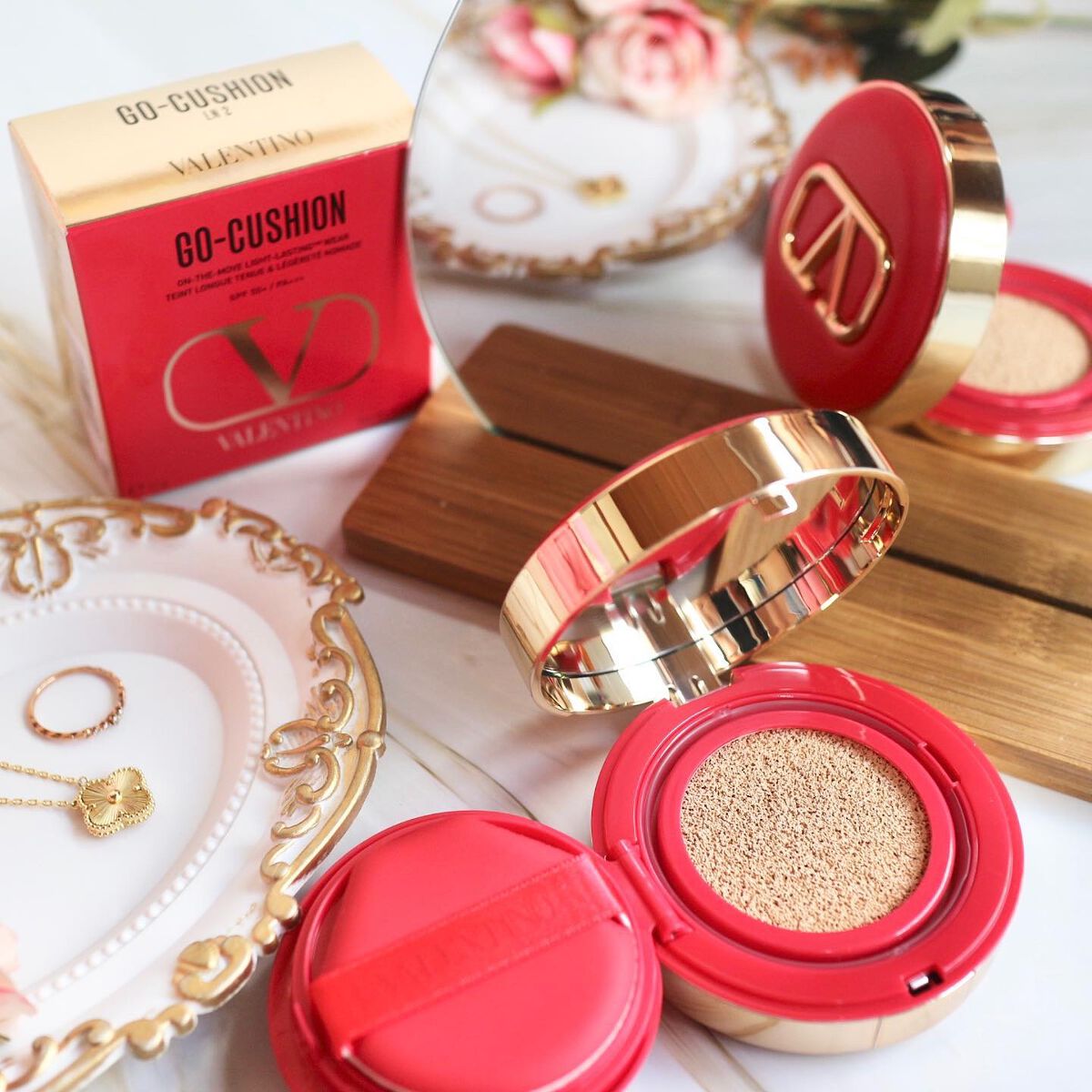 GO クッション/ヴァレンティノ ビューティ/クッションファンデーションを使ったクチコミ(2枚目)