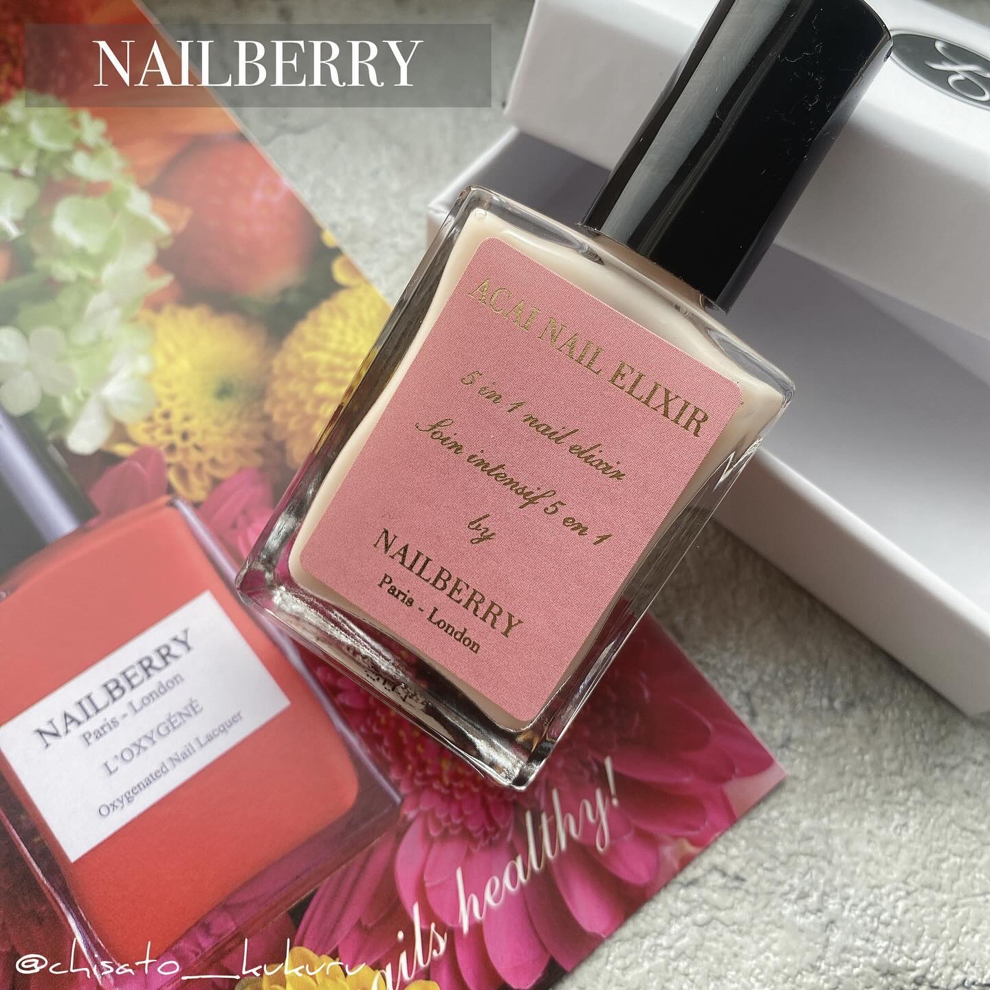 × @nailberry_jp 
⁡
その他の投稿はこちらから▶︎ @chisato_kukuru 
⁡
𓆸⋆*Polish Nail
⁡
こんにちは☻
⁡
@nailberry_jp  公式アンバサダーのChisatoです！
⁡
本日は