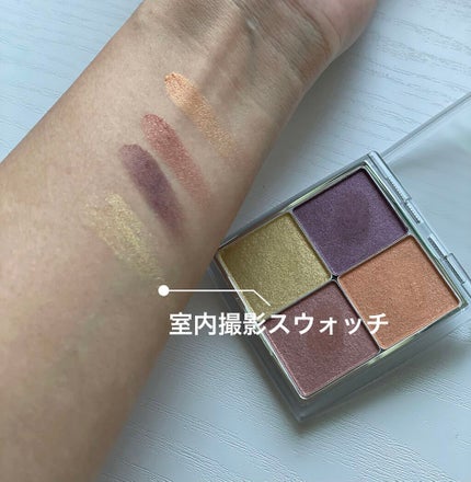 シアー レイヤリング アイシャドウパレット/RMK/アイシャドウパレットを使ったクチコミ(5枚目)