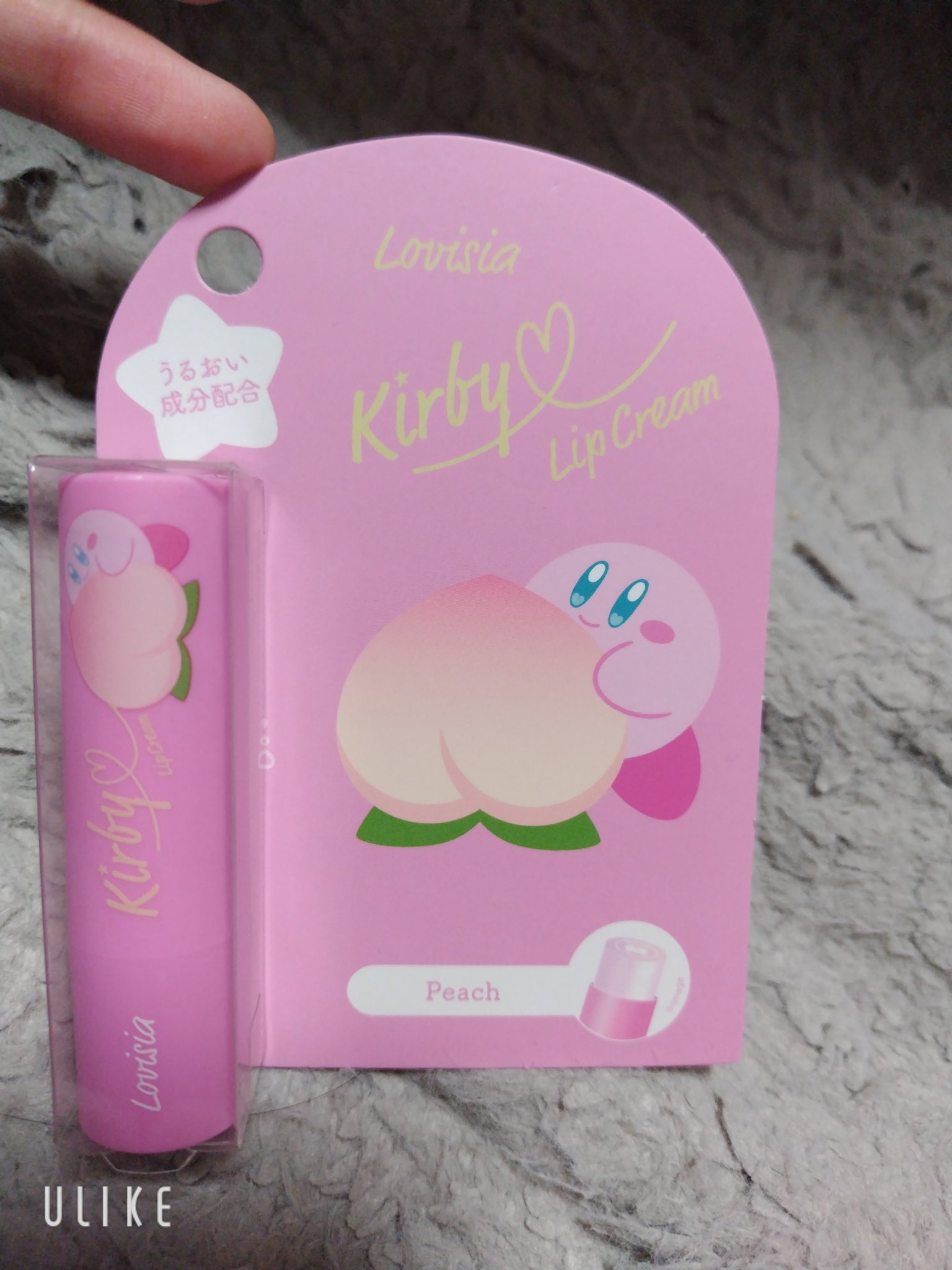 星のカービィ リップクリーム 01 いちごみるくの香り/ラヴィジア/リップクリームを使ったクチコミ（1枚目）
