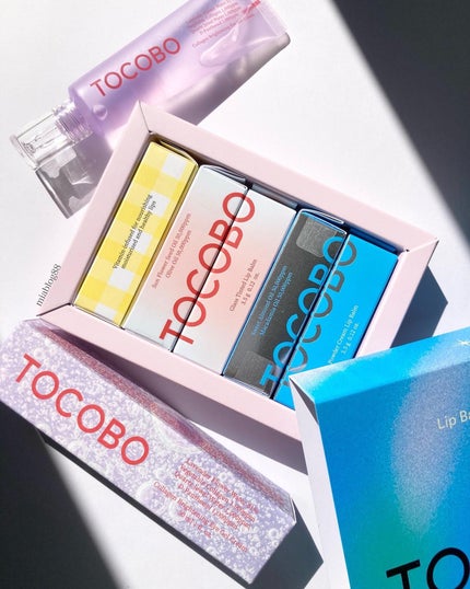 グラスティンティッドリップバーム/TOCOBO/リップバームを使ったクチコミ(6枚目)
