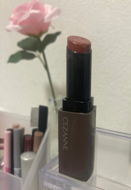 リップカラーシールド/CEZANNE/口紅を使ったクチコミ(2枚目)