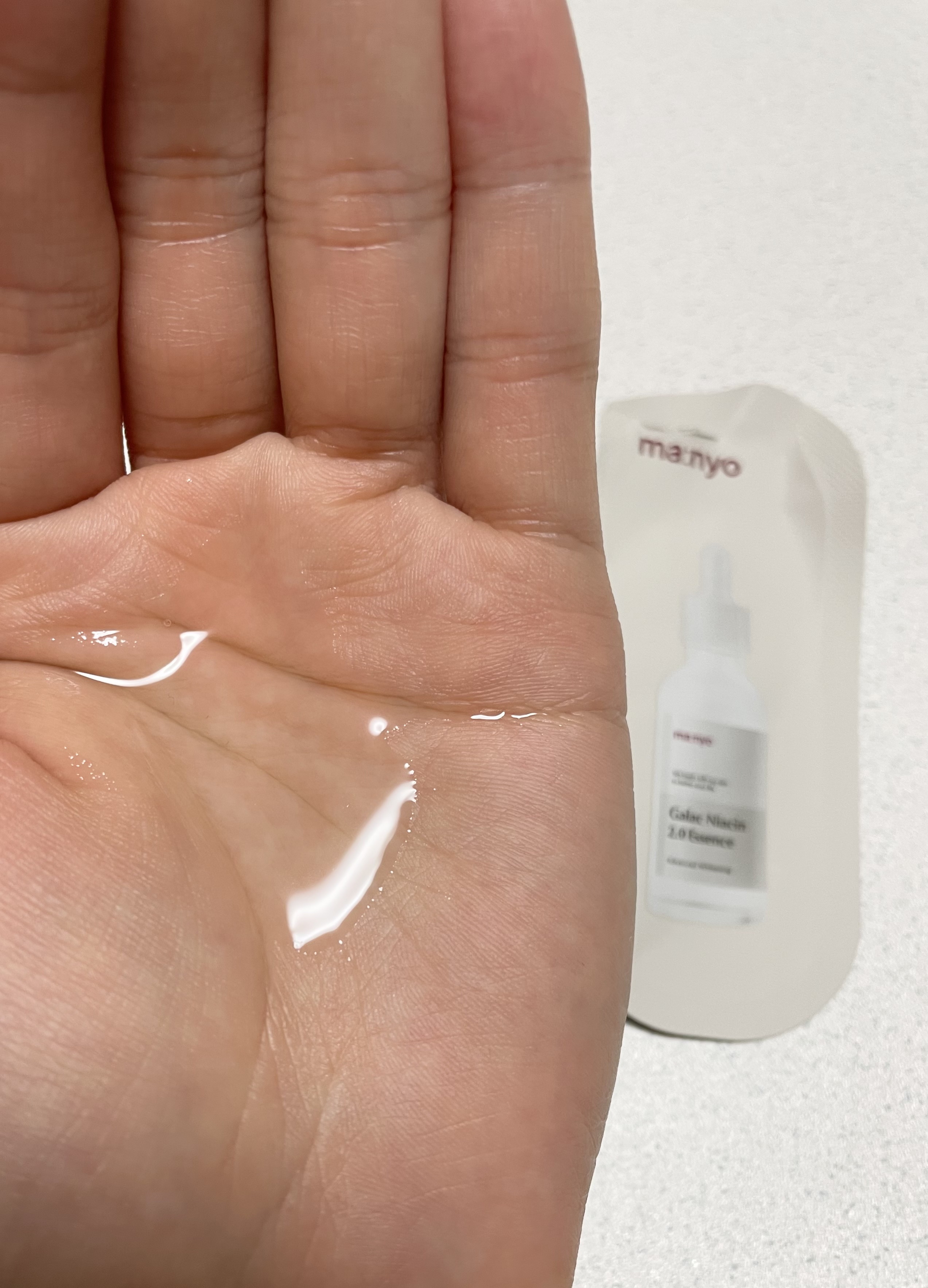 ガラクトミーエッセンスクリーム/manyo/フェイスクリームを使ったクチコミ（3枚目）