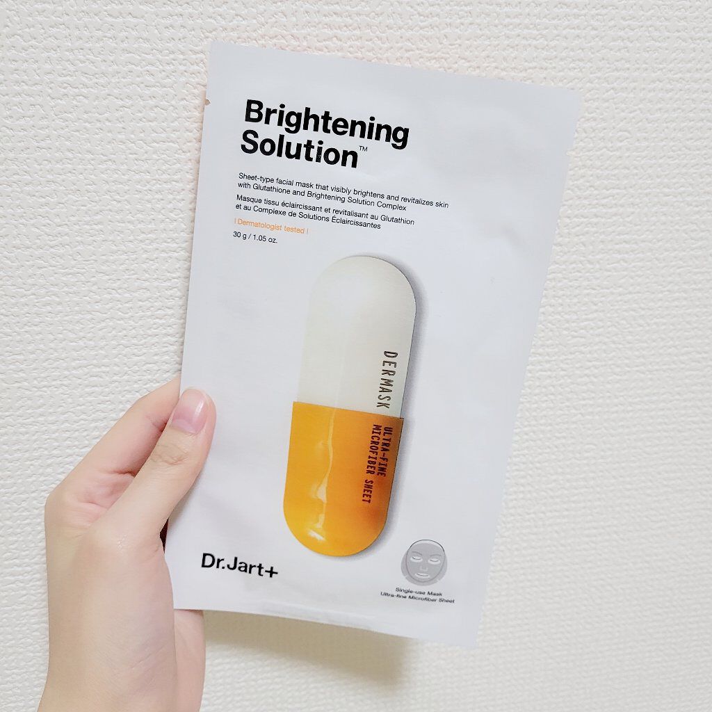 
◎ Dr. Jart+ Dermask Micro Jet Brightening Solution
　→Dr. Jart+

　---------------

コリアンタウンの韓国コスメショップでおまけとしていただきましたが、とてもク