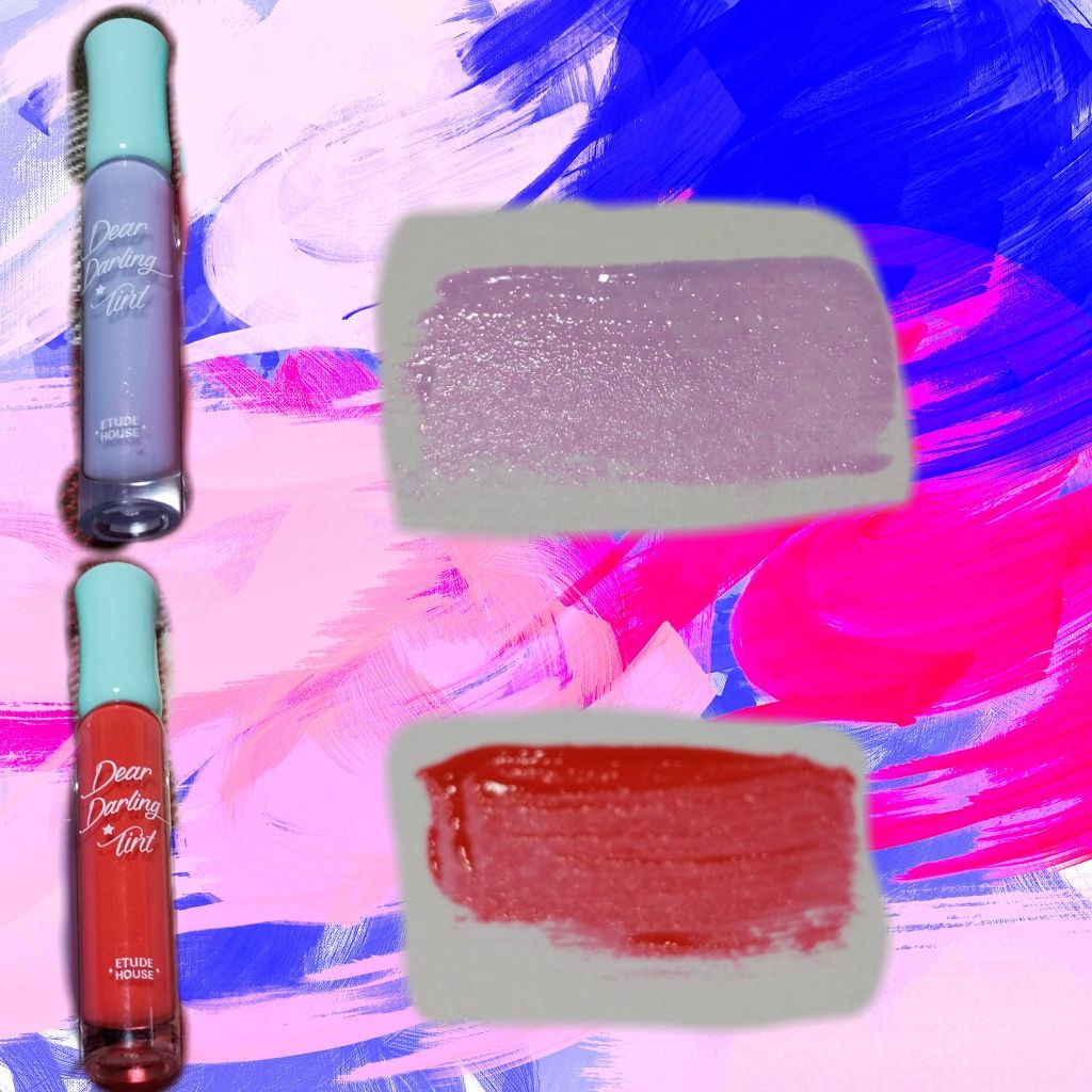 ディアダーリン ウォータージェルティント （アイスティント）/ETUDE/口紅を使ったクチコミ（3枚目）