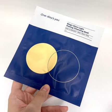 マジックムーンライトピーリングクレンジングマスクパック/One-day's you/シートマスク・パックを使ったクチコミ(1枚目)