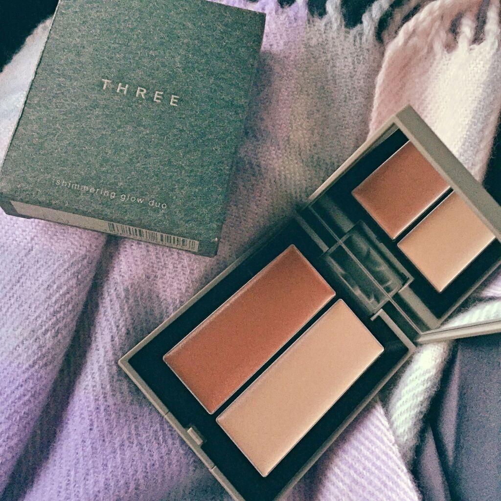 THREE シマリング グロー デュオ/THREE/クリームハイライトを使ったクチコミ(1枚目)